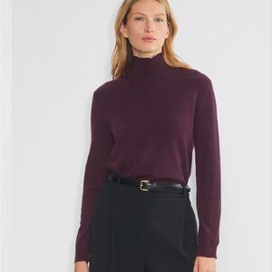 Aritzia Bare Cashmere Turtleneck Sweater